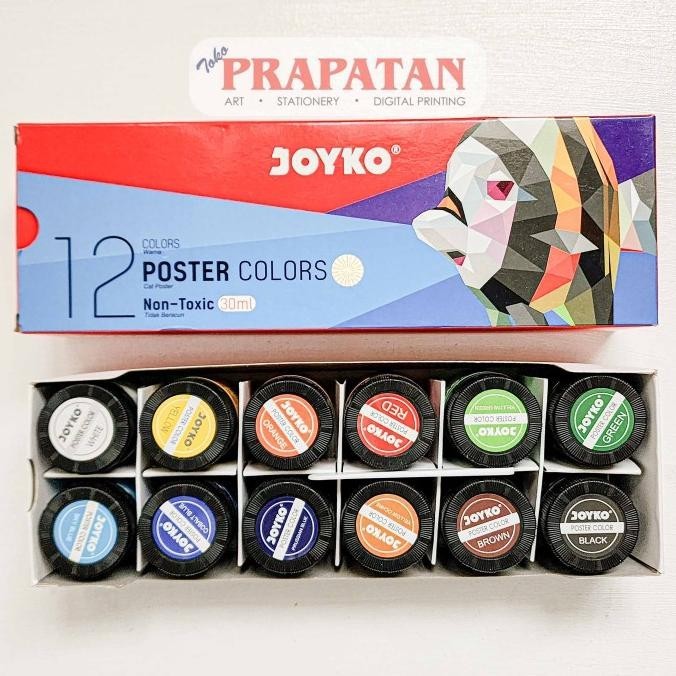 

Joyko Poster Color Set 12x30ml | Cat Poster Set