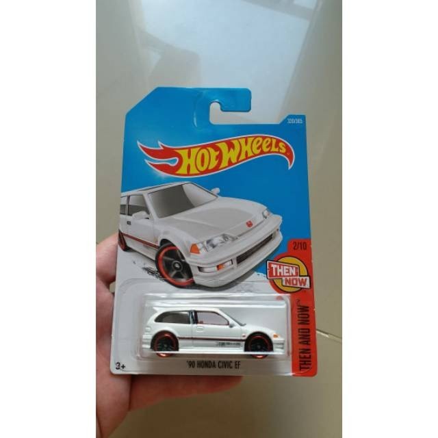 Hot Wheels 90 Honda Civic EF White Putih Then Now