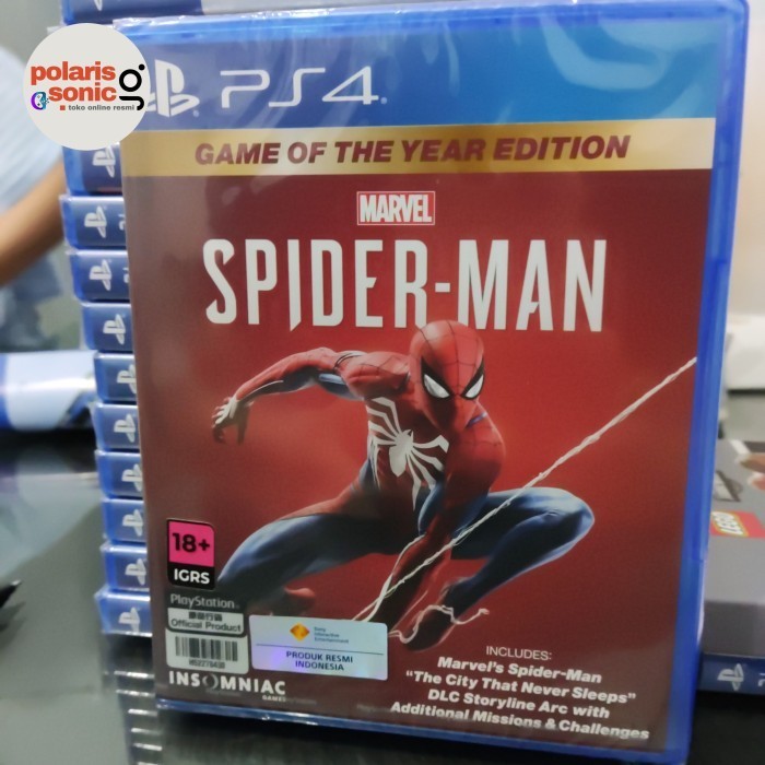 PS4 Marvel Spiderman Spider Man Game Of The Year Edition GOTY