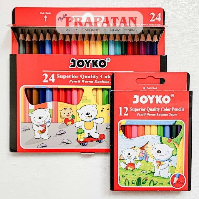 

Pensil Warna Joyko Mini Short Hexagonal Grip CP-S | Color Pencil