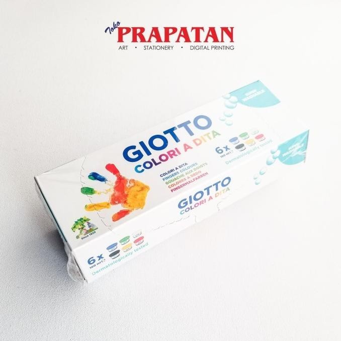 

Giotto Finger Paint Box 6x100ml Colori A Dita