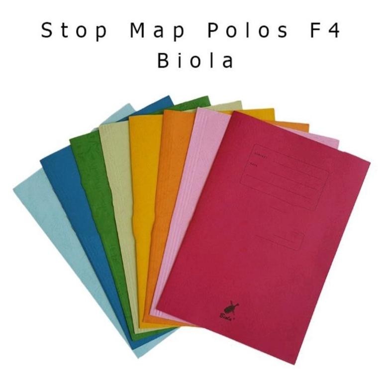 

promoo baru stop map polos f4 biola 1 pak = 50pcs