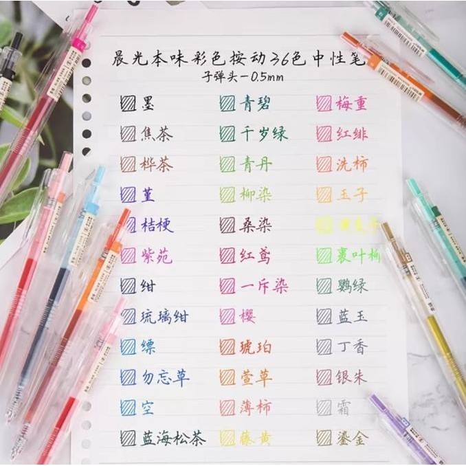 

M&G Retractable Gel Pen 0.5mm AGPH5603 | Pena Jel | Pulpen