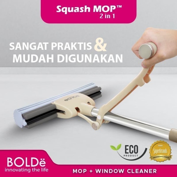 best produk] Dijual Squash Mop Extreme 2 In 1 Original Bolde Premium Quality