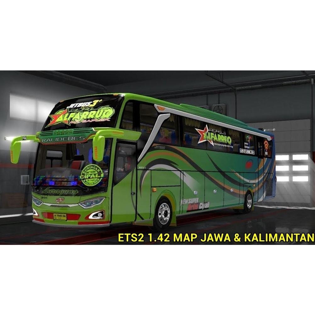 BARUU ETS2 1.42 BUS TRUK INDONESIA MAP JAWA KALIMANTAN GAME PC LAPTOP