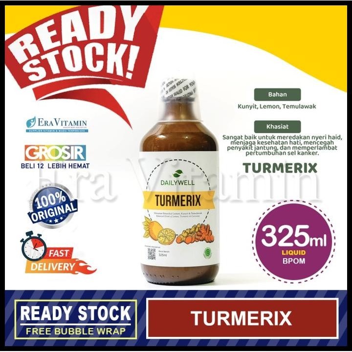 

Dailywell Turmerix (Lemon, Kunyit Dan Temulawak) 325Ml