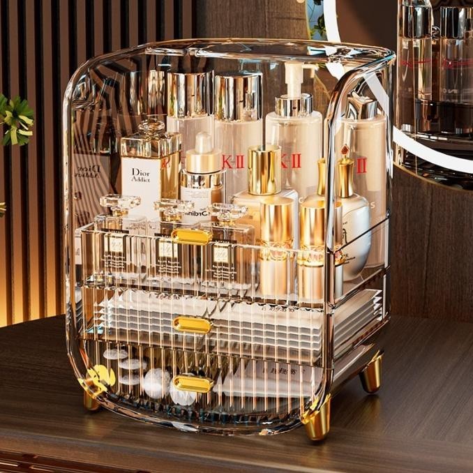 Rak Makeup, Skincare dan Kosmetik Dengan Laci Mewah/makeup rack laci