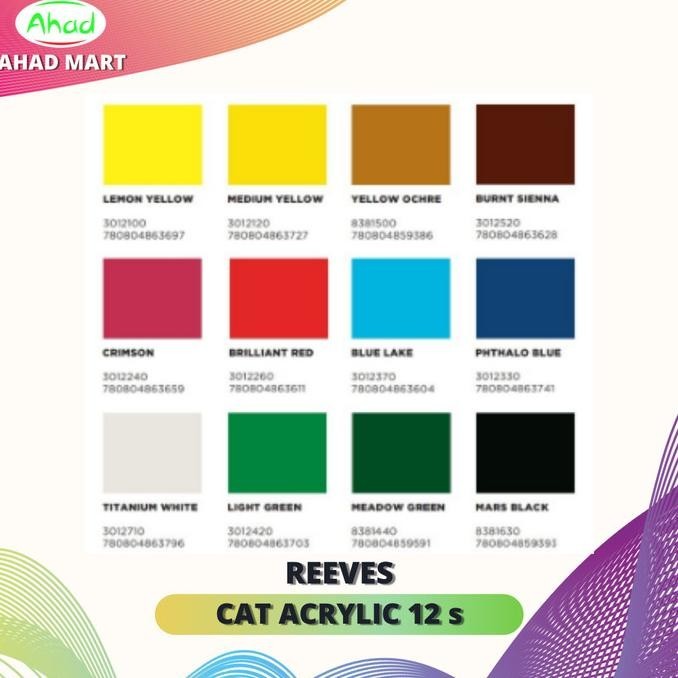 

Artemedia Cat Acrylic Tube 12X12 Ml Color Paint Set Akrilik Fany Mall