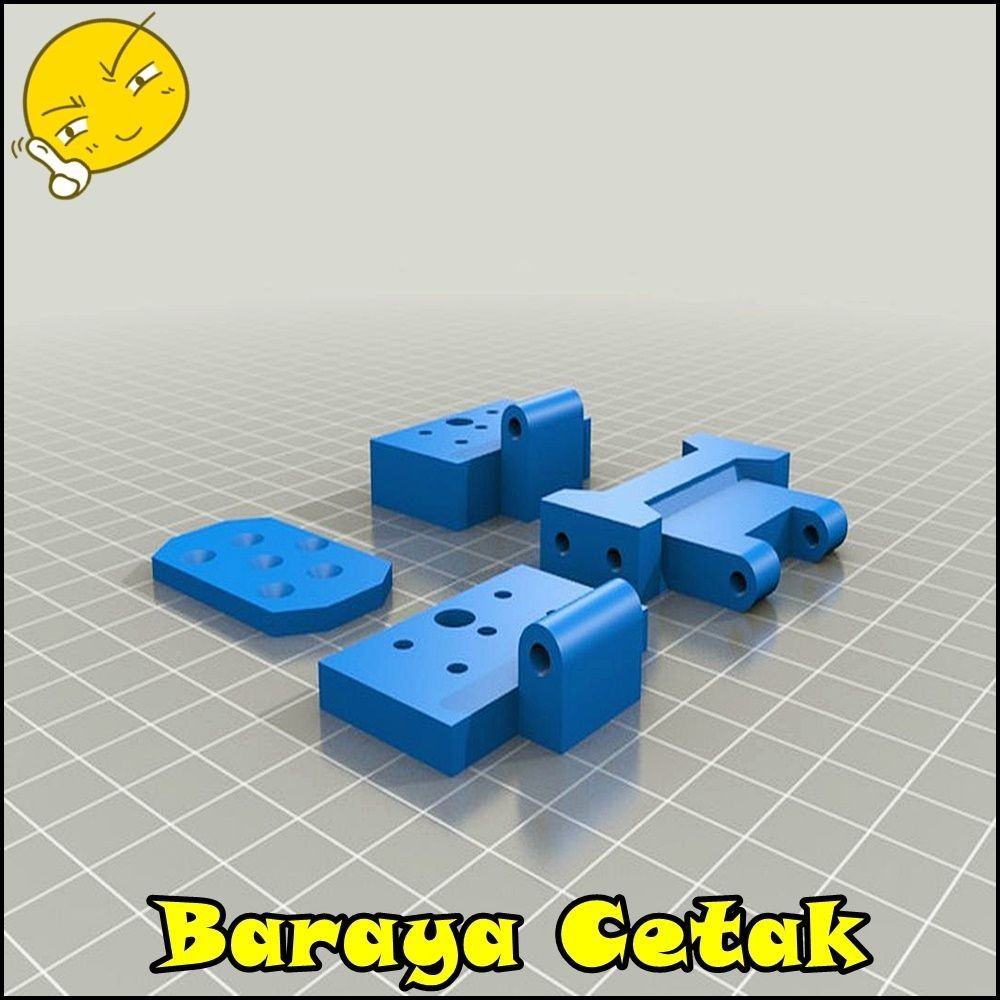RC Body Hinge Kit WPL C14 C24 3D Print Aksesoris Mainan RC