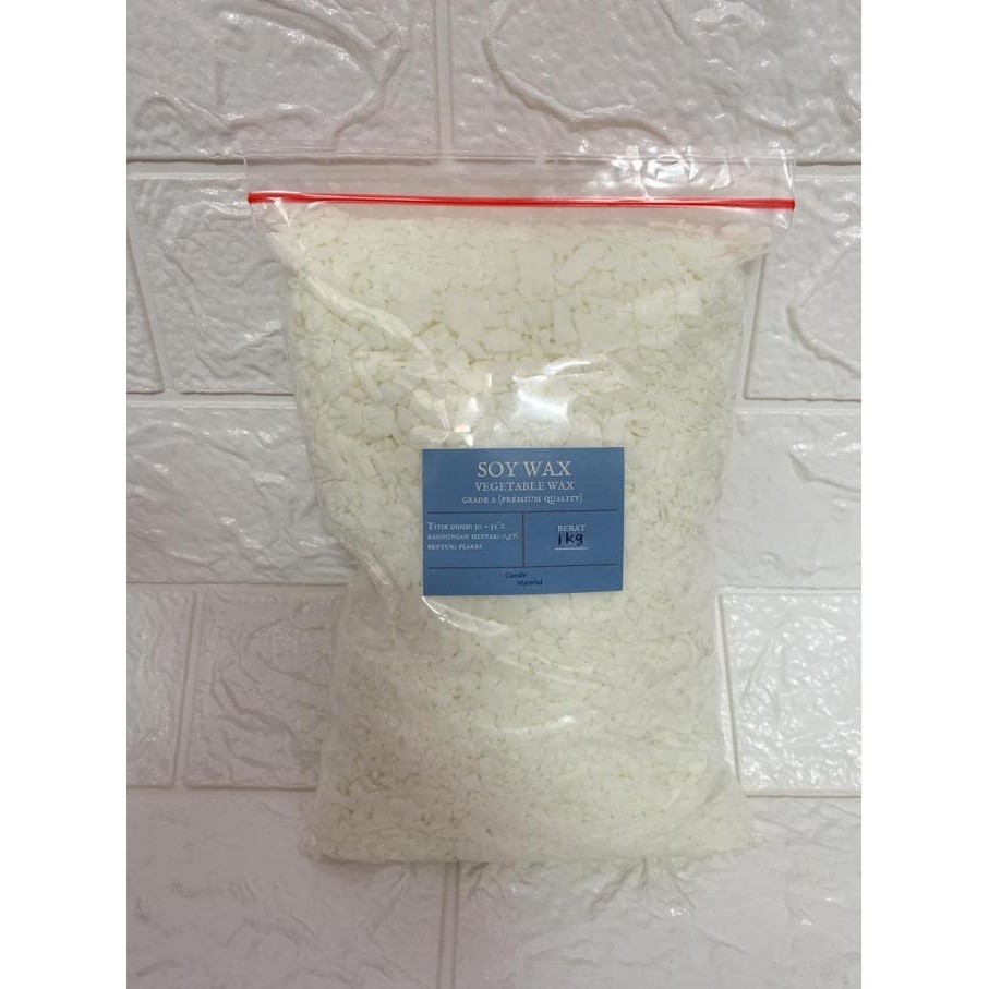Soy wax / lilin minyak kedelai / soy wax flakes
