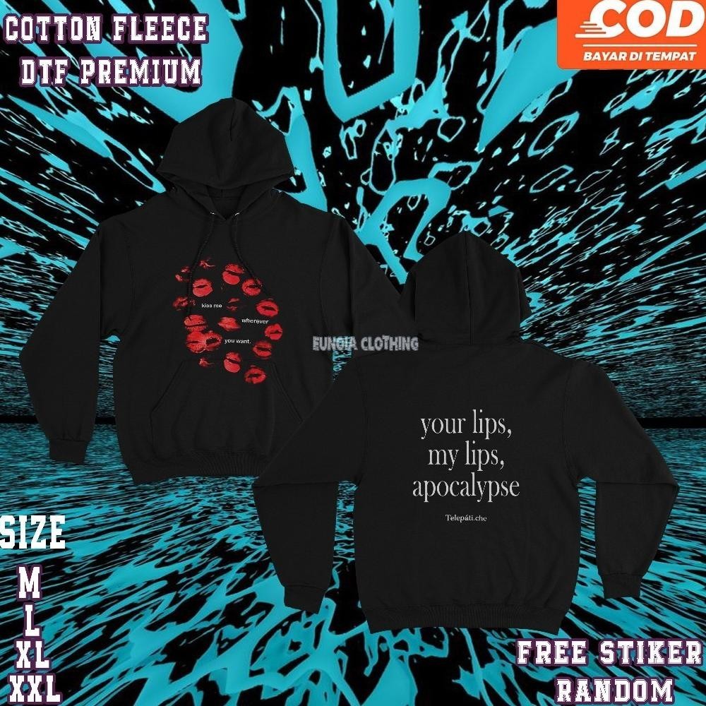 Promo Jacket Hoodie Kisses Hoodie Pullover Premium