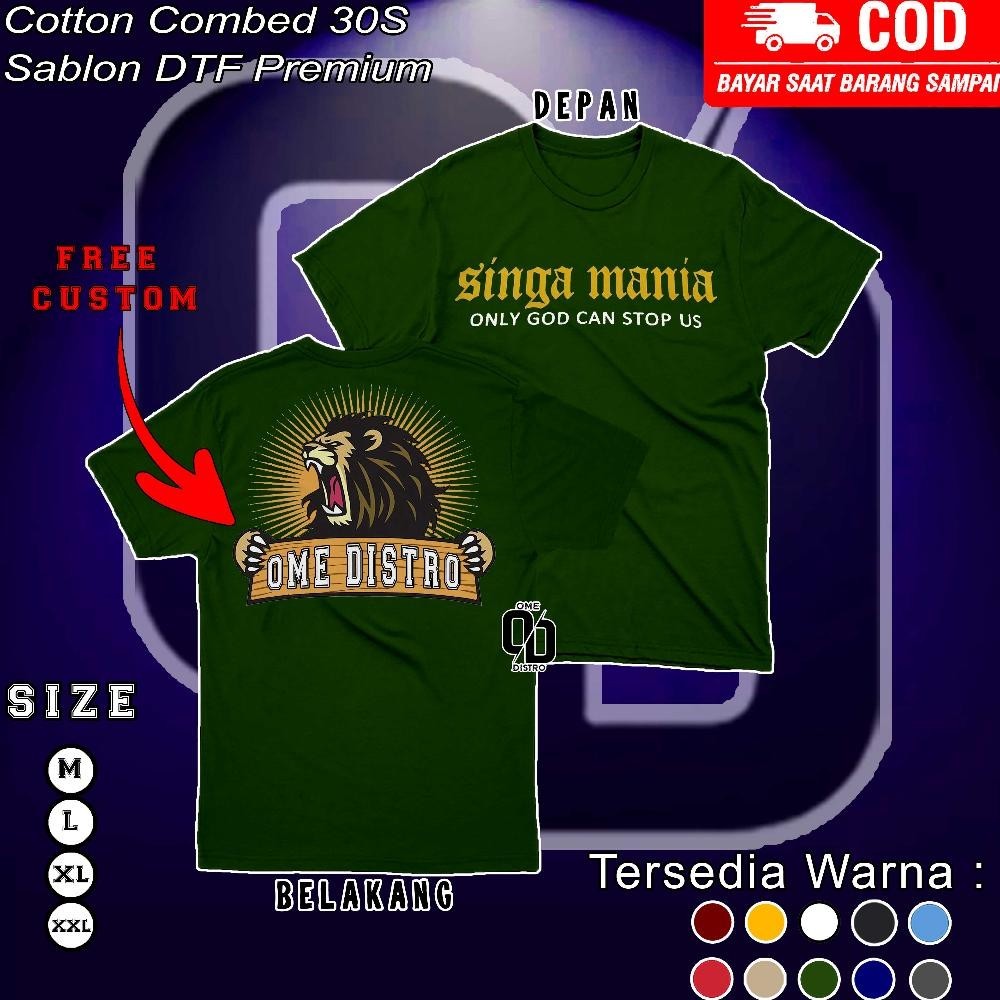 Promo Baju Kaos Distro Singa Mania Sriwijaya Fc