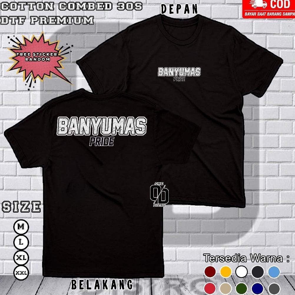 Promo Baju Kaos Banyumas T-Shirt Banyumas Pride T-Shirt Premium