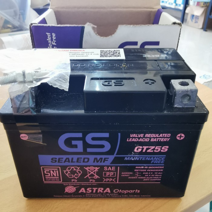 Aki Sepeda Motor Gs Astra Gtz5S Gtz-5S