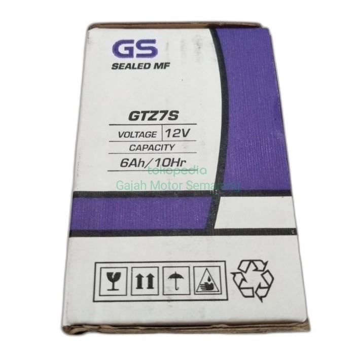 Accu Kering Gs Gtz7S Aki Motor Satria Fu