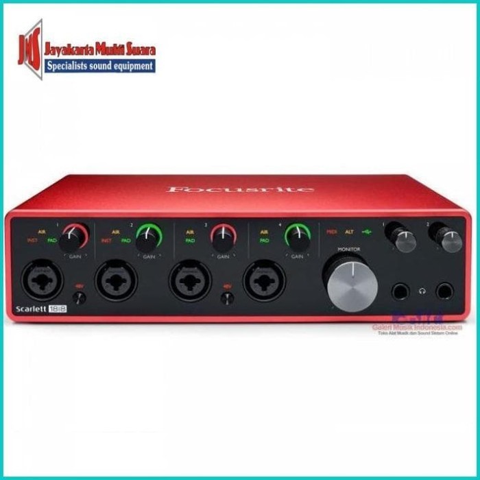 

rite Slett 18i8 3rd Gen USB Audio Interface 4 st