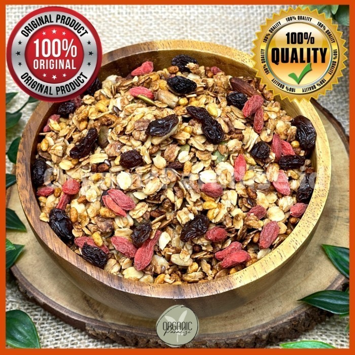 

Terlaris Granola Original Honey Mix 1 Kg Organic Paradise SALE