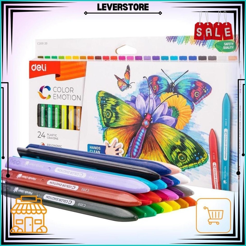 

Deli Bundle Edisi Valentine / 1Set Crayon 24 Warna, 1Set Spidol 24 Warna / Val2022-10 Sale