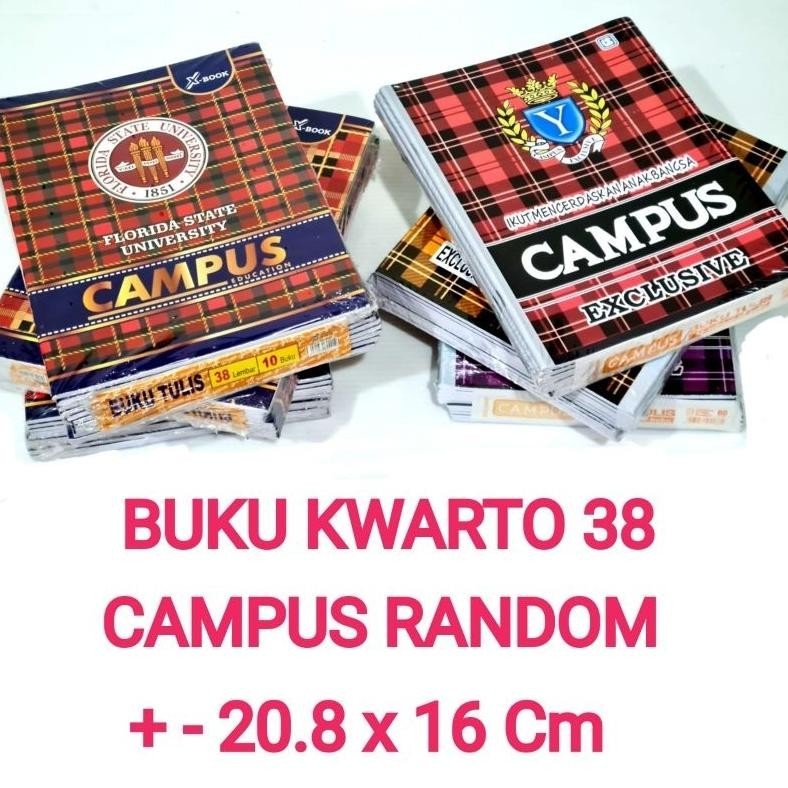

Buku Tulis 38 Lembar Isi 10 Buku Random Campus Cod