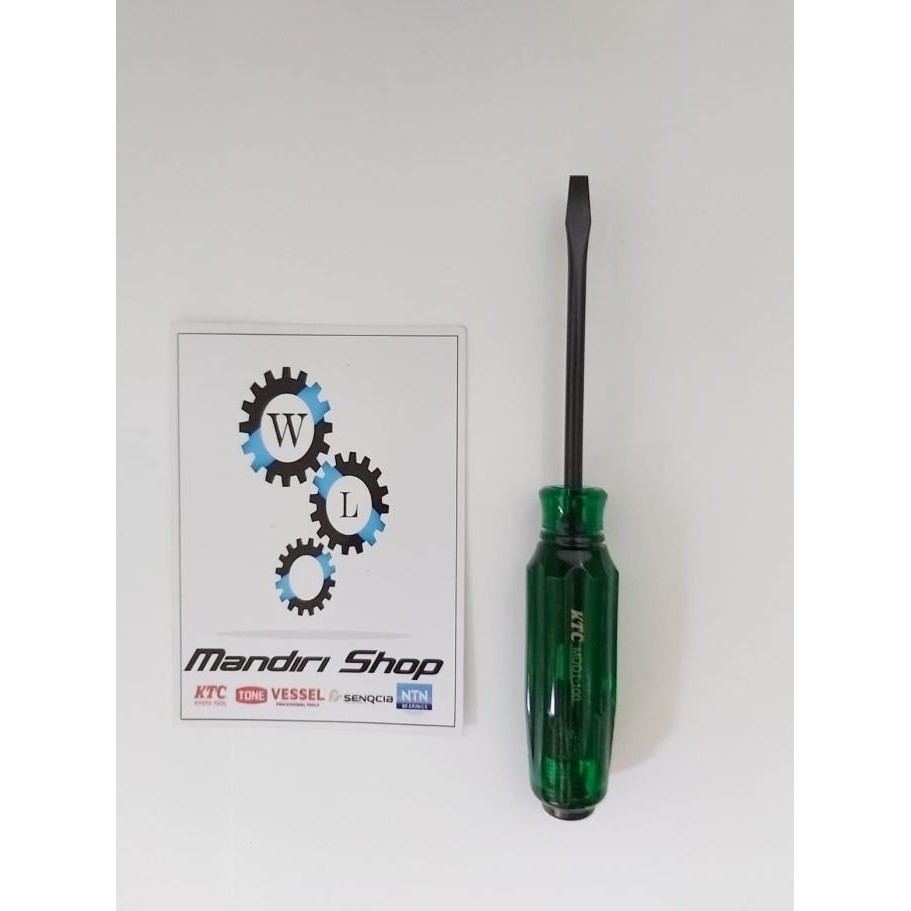 Obeng Gagang Plastic Minus Ktc Mdd1-100