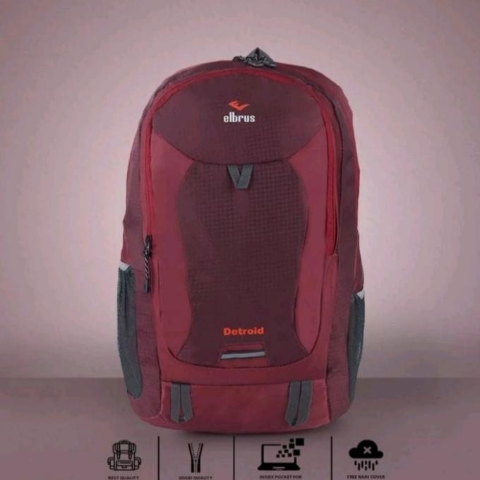 Tas Ransel Elbrus Nevada 20L - Tas Ransel Pria Wanita - Tas Sekolah