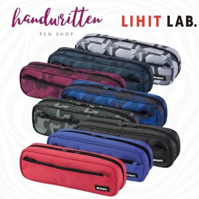 

Lihit Lab A-7552 Zipper Pen Case 2-Way/ Tempat Pensil