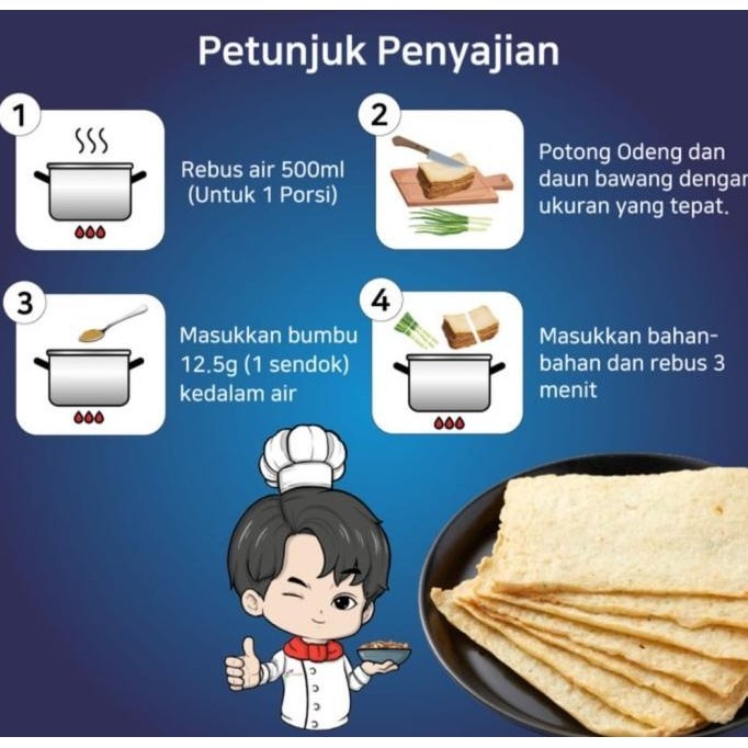 

Oppa Odeng Oden Eomuk Korea Fish Cake 1kg Halal GS