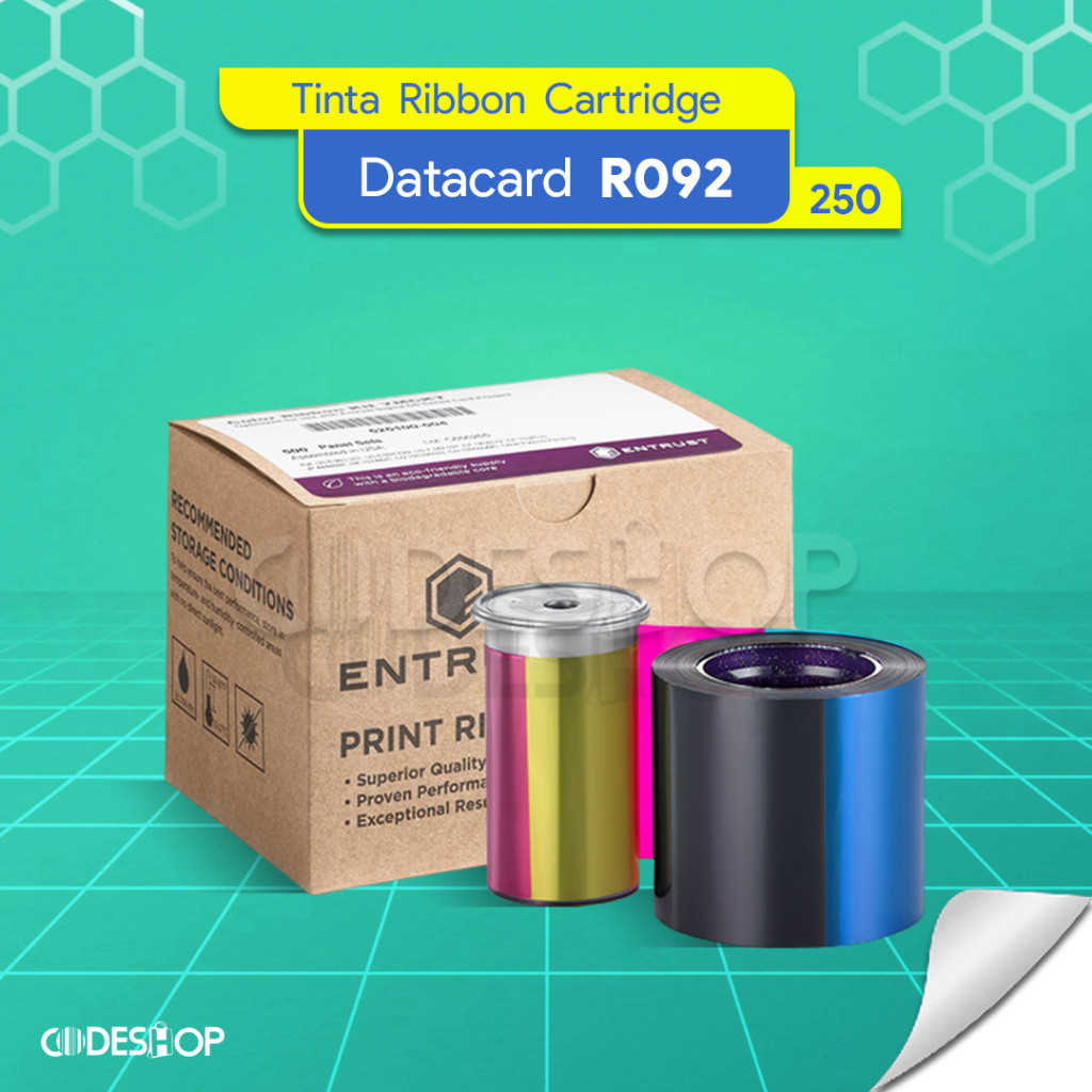 Tinta ID Card Printer Datacard YMCKT 535700-001-R092