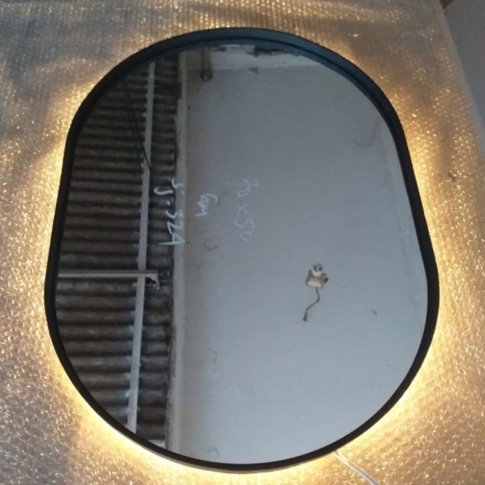 KACA CERMIN TOUCHSCREEN PLAT STRIP - LED BACKLIGHT