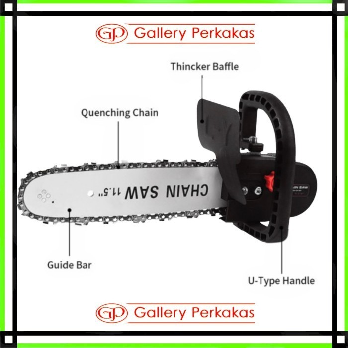 Chainsaw Gergaji Konverter Gerinda Chainsaw Adaptor