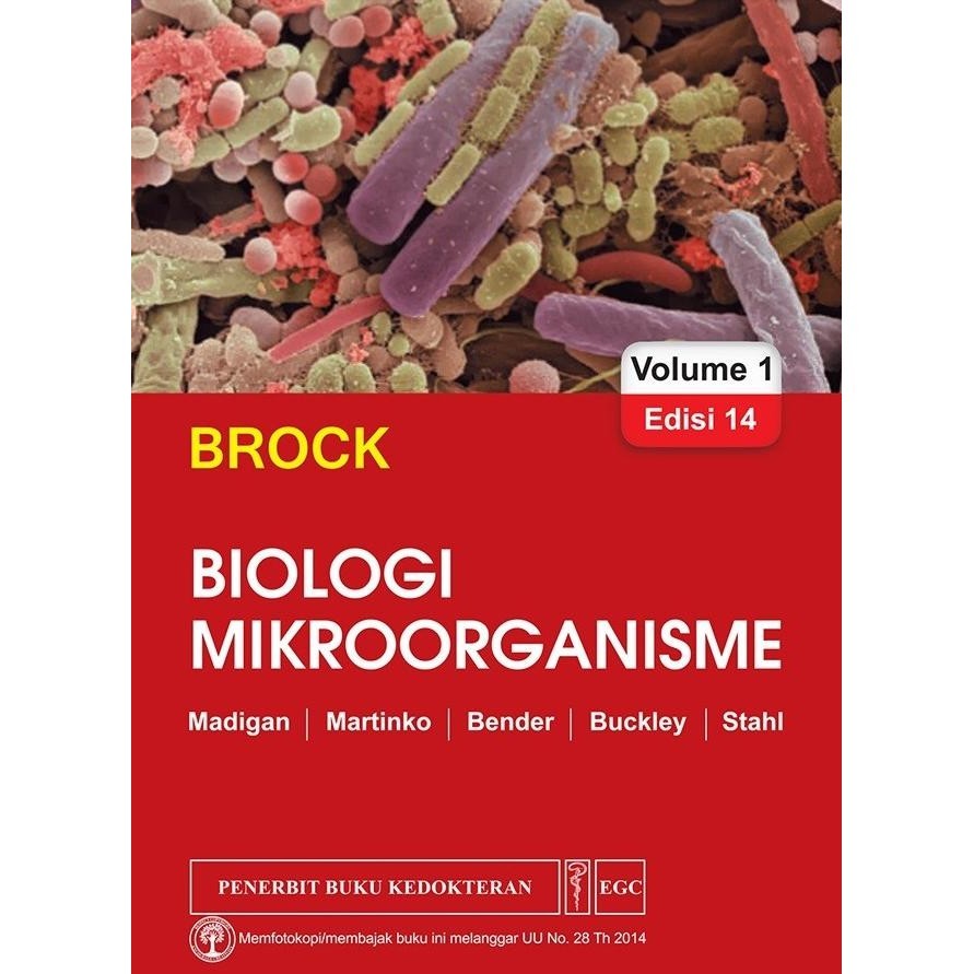 [Promo] Brock Biologi Mikroorganisme Edisi 14 Volume 1 - Mardigan - Original