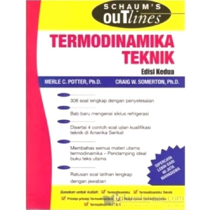 [Ready] Schaum`S. Termodinamika Teknik. Original. - Merie Potter