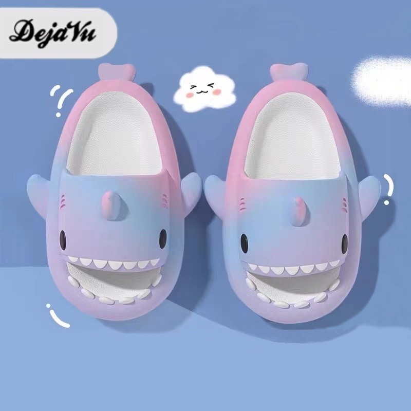 Sandal Hiu // Dejavu Sandal Wanita Sandal Hiu Sandal Slop Wanita Sandal Jelly Wanita Flat Rumah