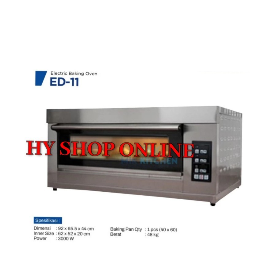 GETRA ED-11 Oven Listrik Stainless Steel