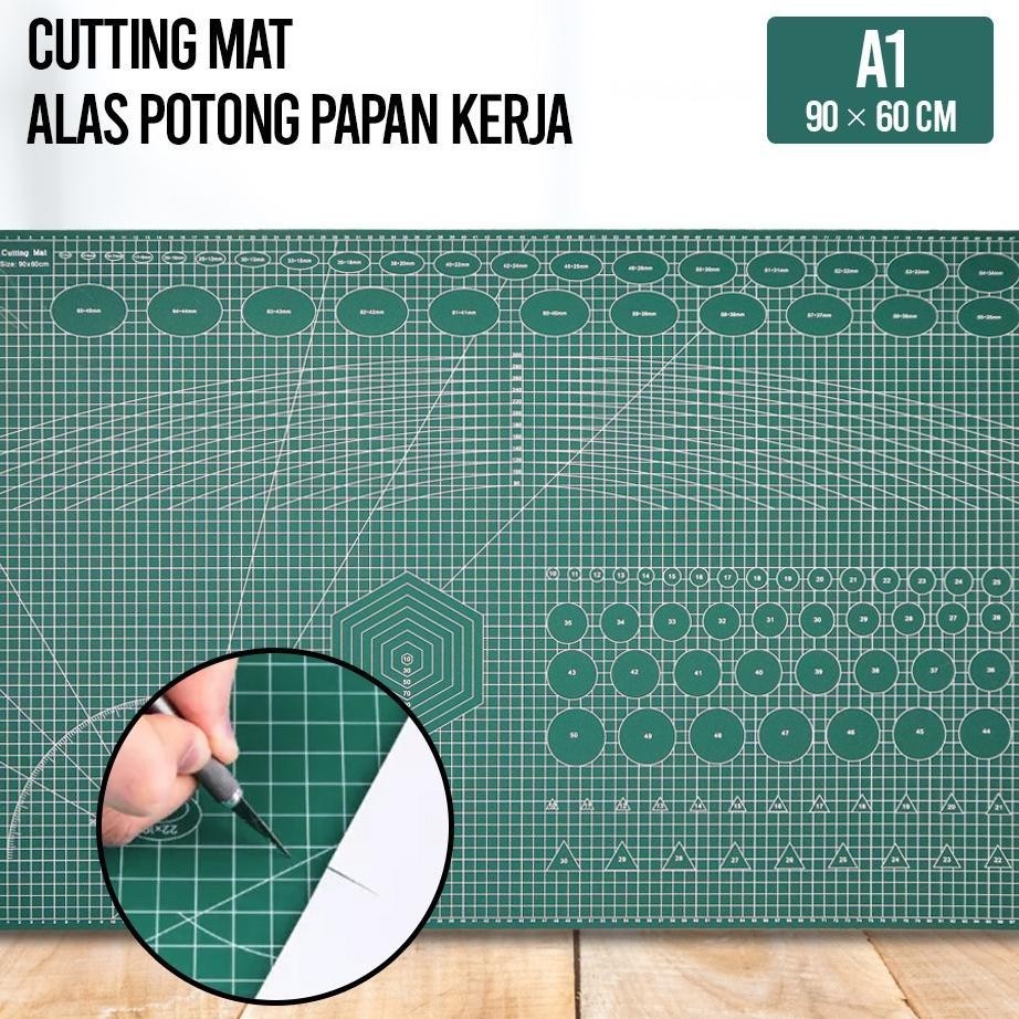 

Working Pad Cutting Mat Alas Potong Papan Kerja A1 90 X 60 Cm - Qj4