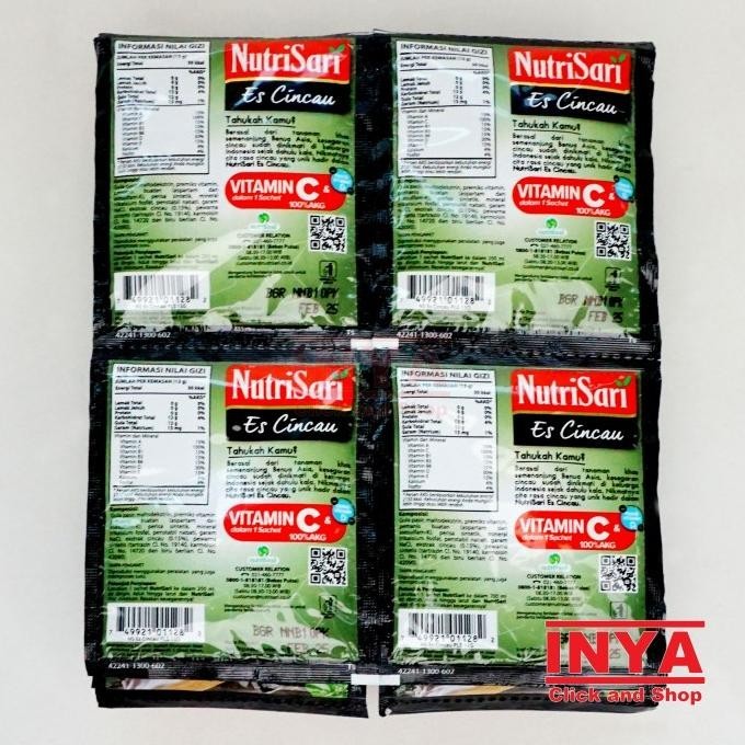 

NutriSari Es Cincau 40x13gr Pack - Minuman Serbuk - Powder Drink
