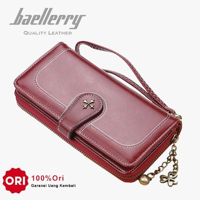 Dompet Wanita Panjang Kulit BAELLERRY N1813