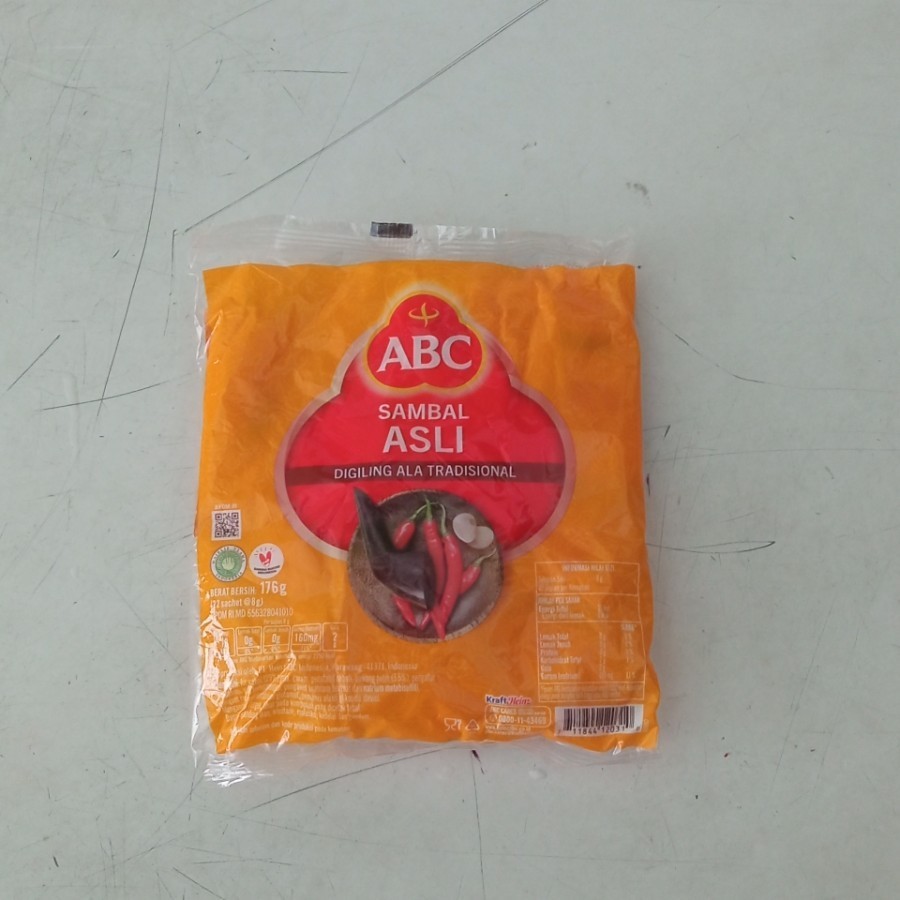 

ABC saus sambal asli isi 22 sachet