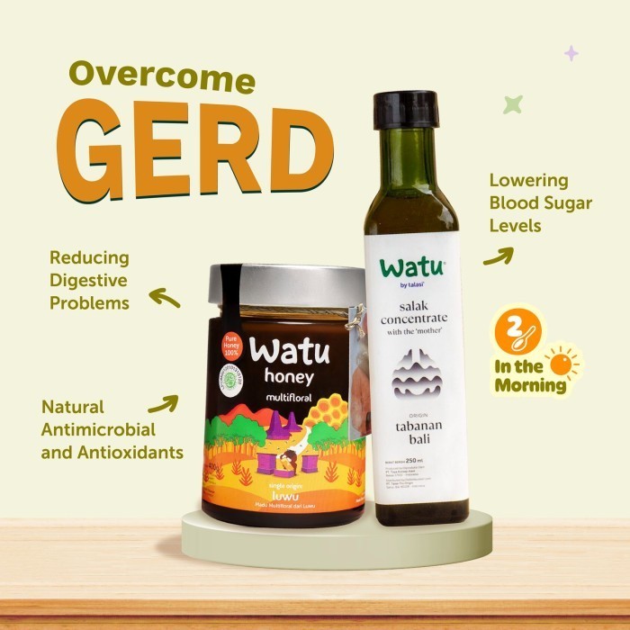 

Ready Talasi Overcome Gerd - Watu Honey 400gr dan Salak Concentrate 250ml