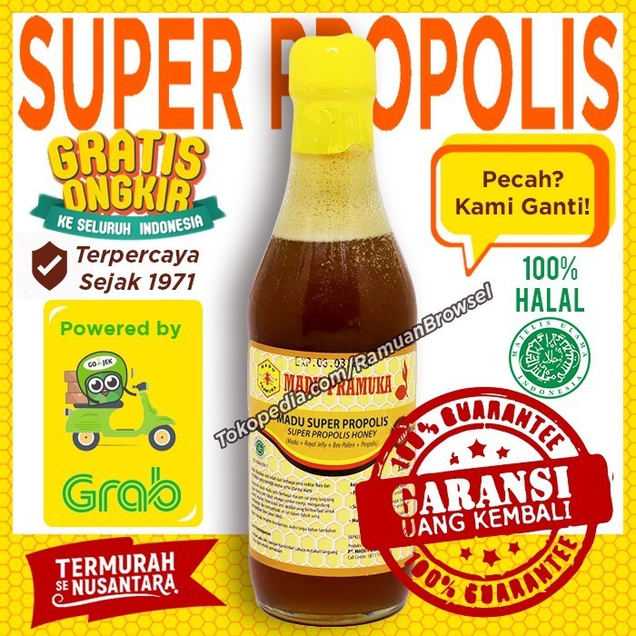 

Ready Madu Pramuka Super Propolis 350 ml