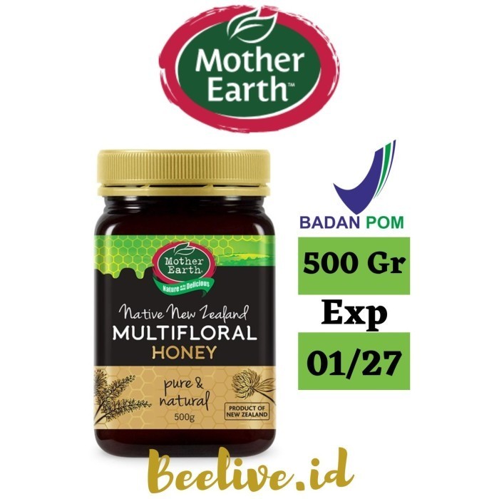 

Ready Madu New Zealand Mother Earth Native Multifloral Honey 500gr
