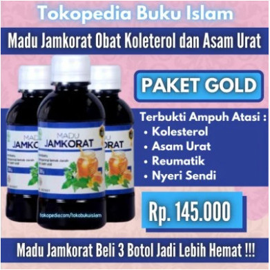 

Ready Madu JAMKORAT Obat Kolestrol dan Asam Urat - Madu Asam Urat Kolestrol
