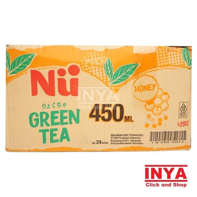 

NUU Green Tea Rasa Madu 24x450ml BOX - Tea - Soft drink