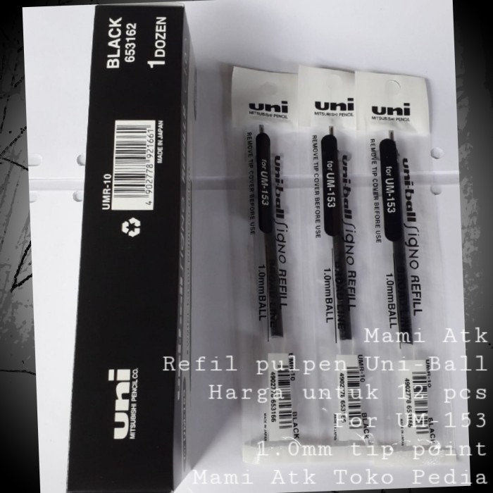 

Ready Refill pulpen gel uni ball for UM 153