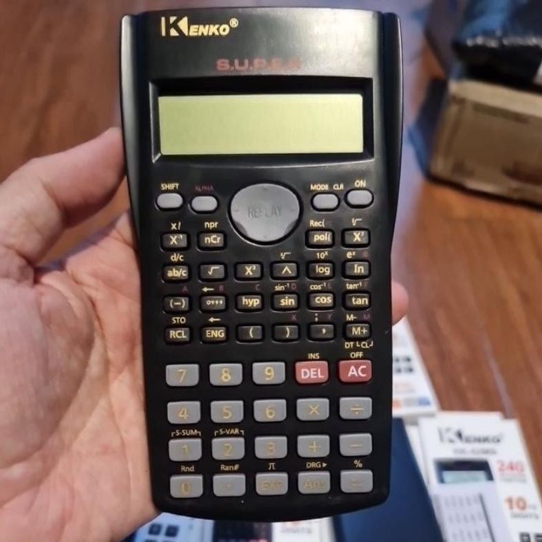 

VEX-2126 Kalkulator Sekolah Scientific KENKO 82MS 10 Digit - Calculator Ilmiah Ujian Sin Cos Tan Sale