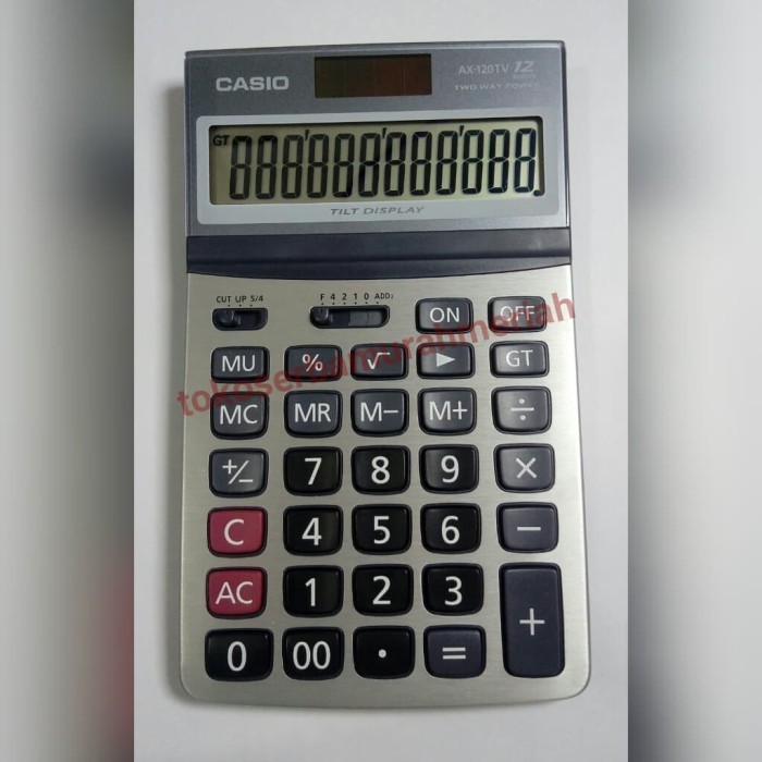 

Ready CUCI GUDANG !! KALKULATOR CALCULATOR CASIO AX-120TV ORIGINAL NON DUS