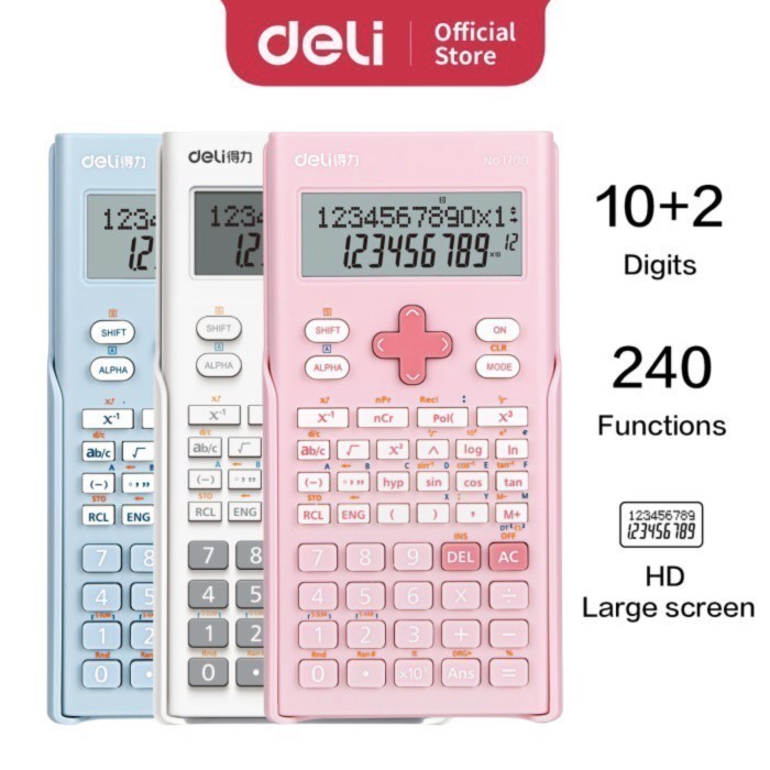 

Ready Kalkulator Scientific calculator / Sains Intergral 240 Fungsi