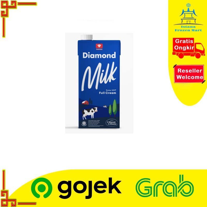 

Susu UHT Milk Full Cream 1000 Liter - DIAMOND