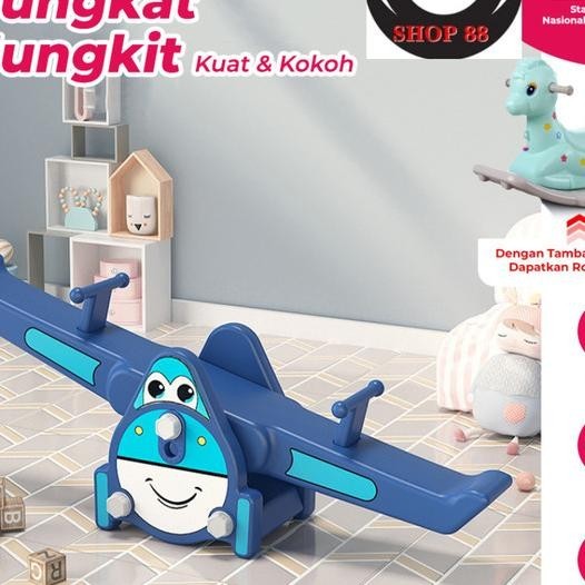 Sni Mainan Jungkat Jungkit Anak Seesaw Perosotan Jungkat-Jungkit
