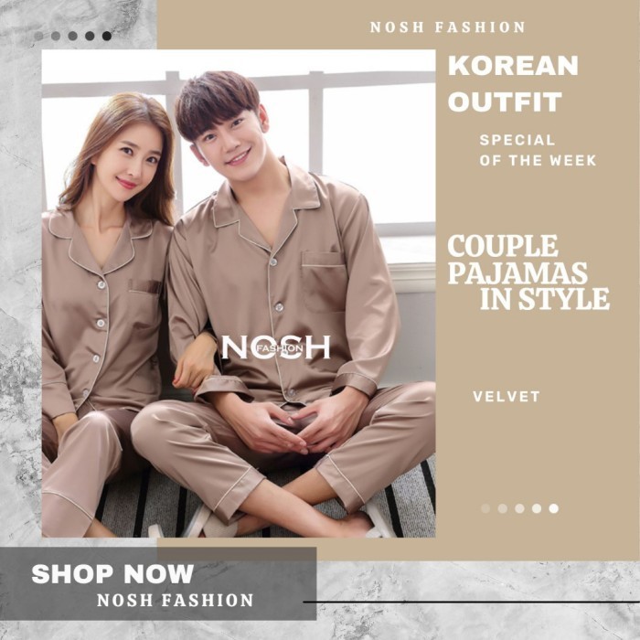 READY " PIYAMA COUPLE PASANGAN TERBARU BIG SIZE COUPLE JUMBO PP - LD